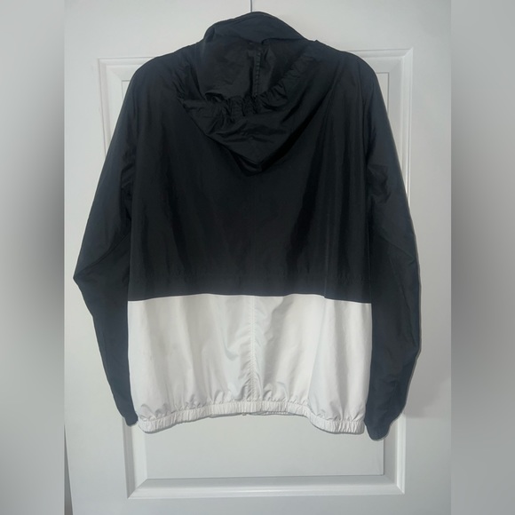 Nike Men’s Windbreaker Jacket black white XLT Big and Tall - Picture 4 of 5